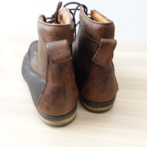 BALLY Ankle Boots Mens 8.5 D Dark Brown VINTAGE Moc Toe Chukka ITALY Binghamton‎ main image 5